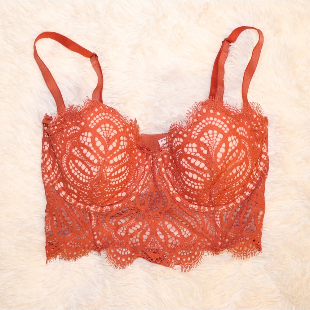 Burnt orange Victoria secret bralette